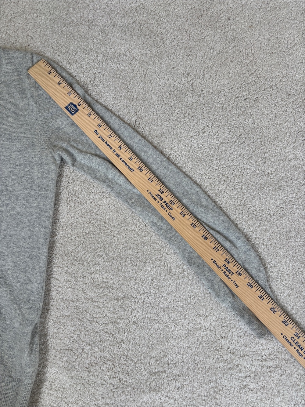 J crew Wool Rabbit Hair Blend Pear Gray Crewneck Sweater Embroidered Women’s XS - Picture 9 of 11